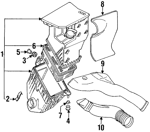 ENGINE / TRANSAXLE. AIR INTAKE.