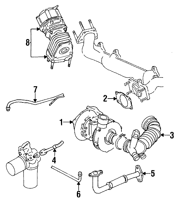 ENGINE / TRANSAXLE. TURBOCHARGER & COMPONENTS.