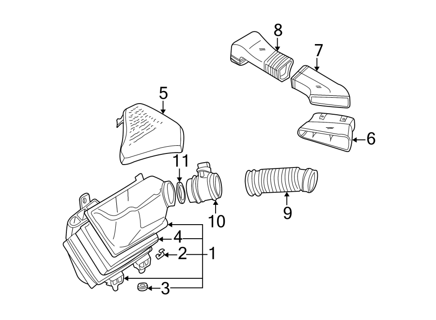 ENGINE / TRANSAXLE. AIR INTAKE.