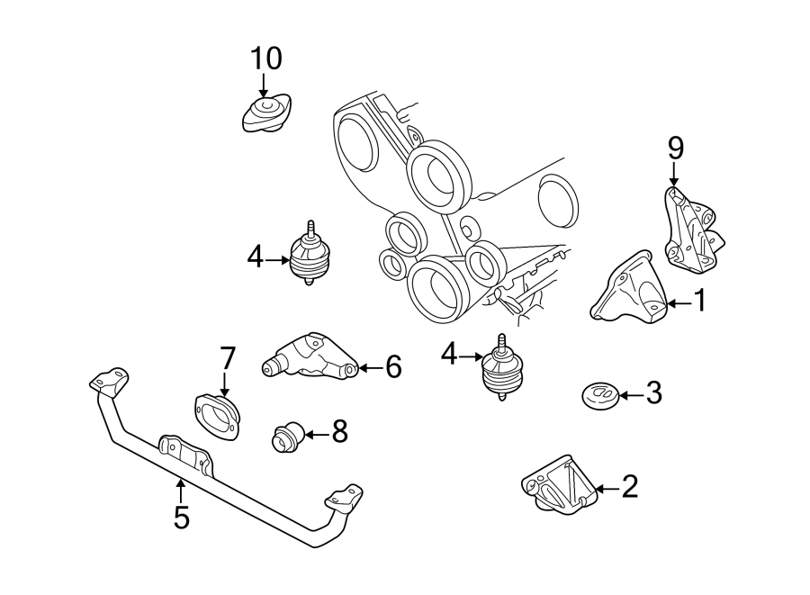 1ENGINE / TRANSAXLE. ENGINE & TRANS MOUNTING.https://images.simplepart.com/images/parts/motor/fullsize/1351150.png