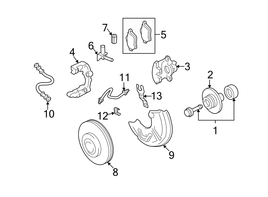 FRONT SUSPENSION. BRAKE COMPONENTS.