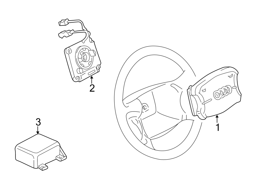 2RESTRAINT SYSTEMS. AIR BAG COMPONENTS.https://images.simplepart.com/images/parts/motor/fullsize/1351240.png