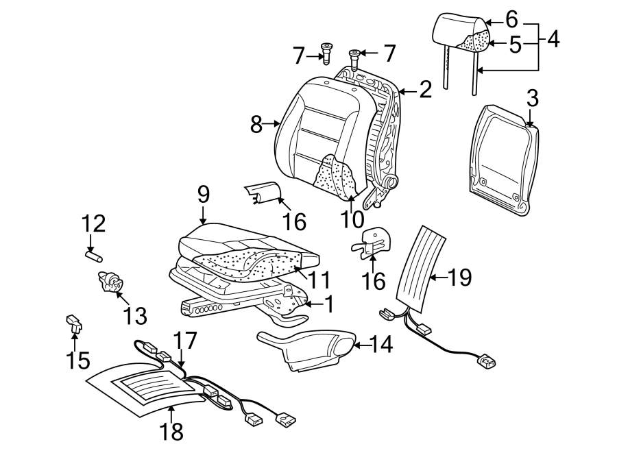 16SEATS & TRACKS. FRONT SEAT COMPONENTS.https://images.simplepart.com/images/parts/motor/fullsize/1351260.png