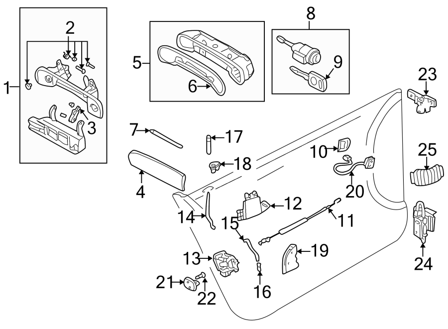 3Front door. Lock & hardware.https://images.simplepart.com/images/parts/motor/fullsize/1351330.png