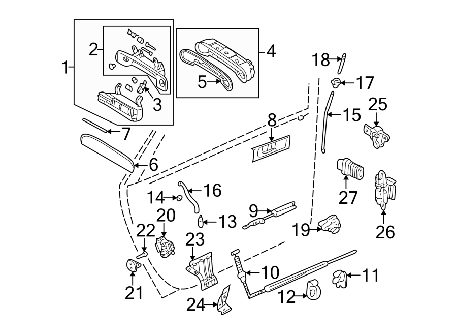 13Rear door. Lock & hardware.https://images.simplepart.com/images/parts/motor/fullsize/1351355.png