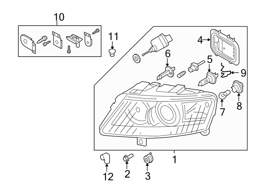 6Front lamps. Headlamp components.https://images.simplepart.com/images/parts/motor/fullsize/1352015.png