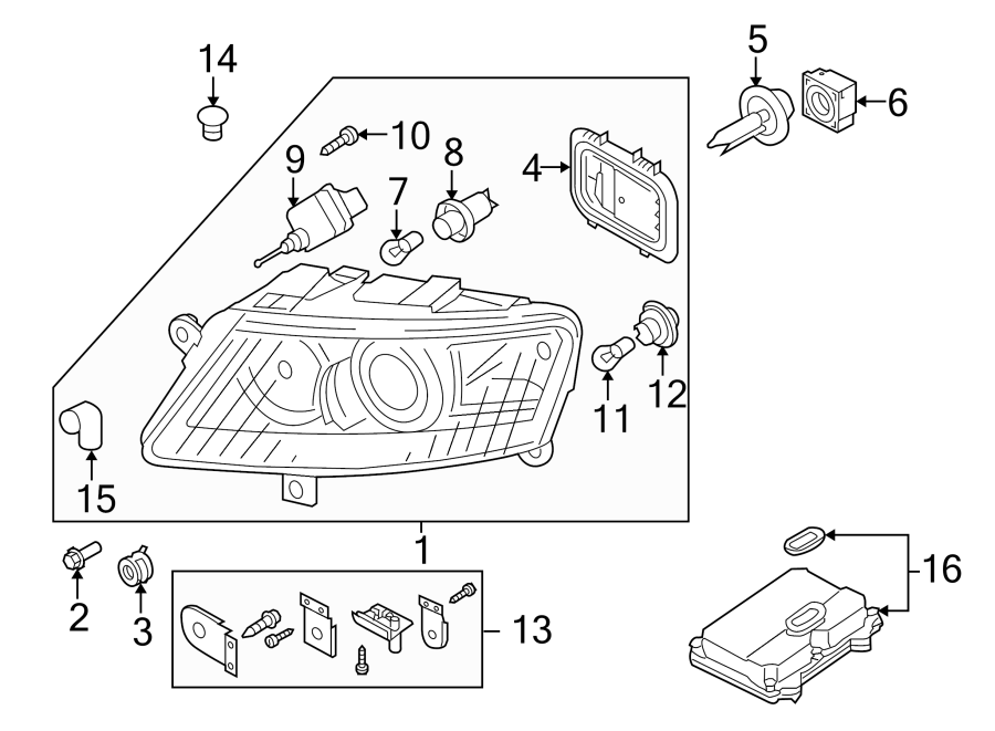 6FRONT LAMPS. HEADLAMP COMPONENTS.https://images.simplepart.com/images/parts/motor/fullsize/1352056.png