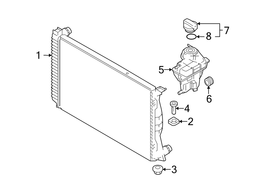 RADIATOR & COMPONENTS.