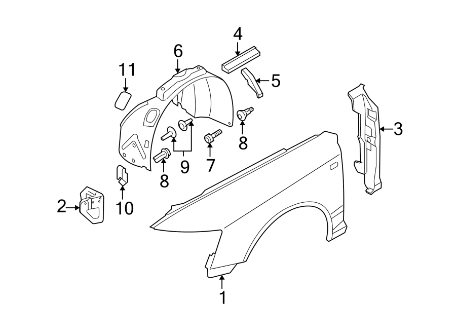 6FENDER & COMPONENTS.https://images.simplepart.com/images/parts/motor/fullsize/1352150.png