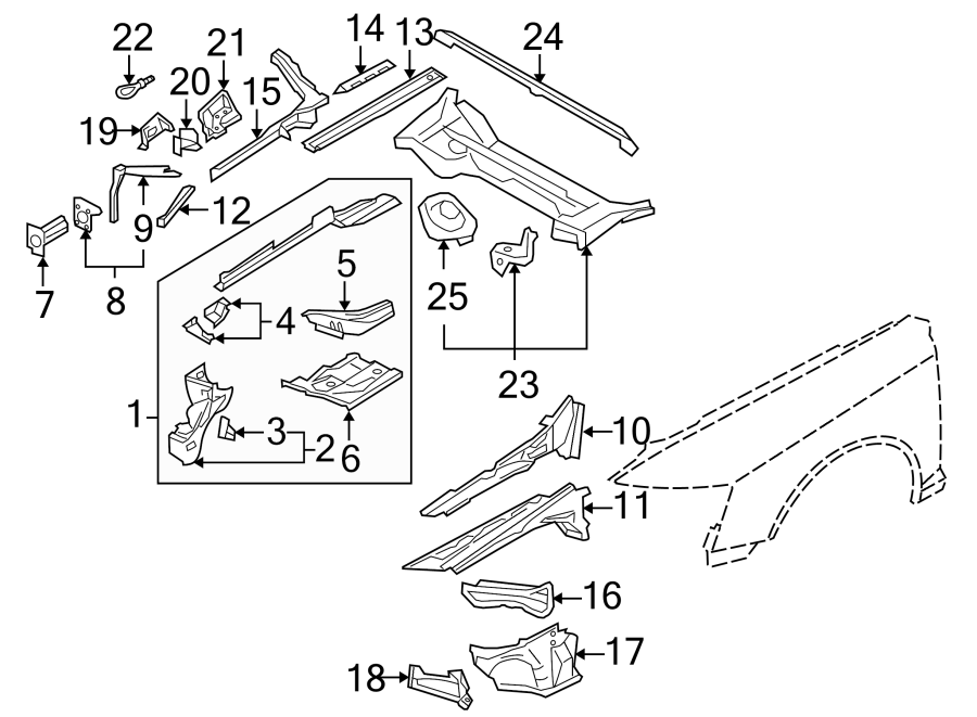 22FENDER. STRUCTURAL COMPONENTS & RAILS.https://images.simplepart.com/images/parts/motor/fullsize/1352155.png