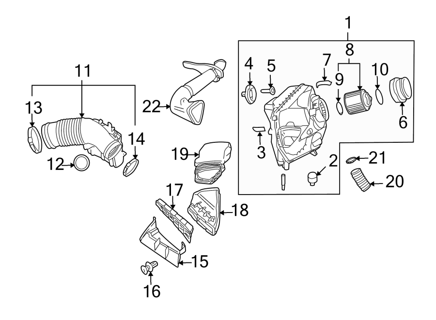 ENGINE / TRANSAXLE. AIR INTAKE.