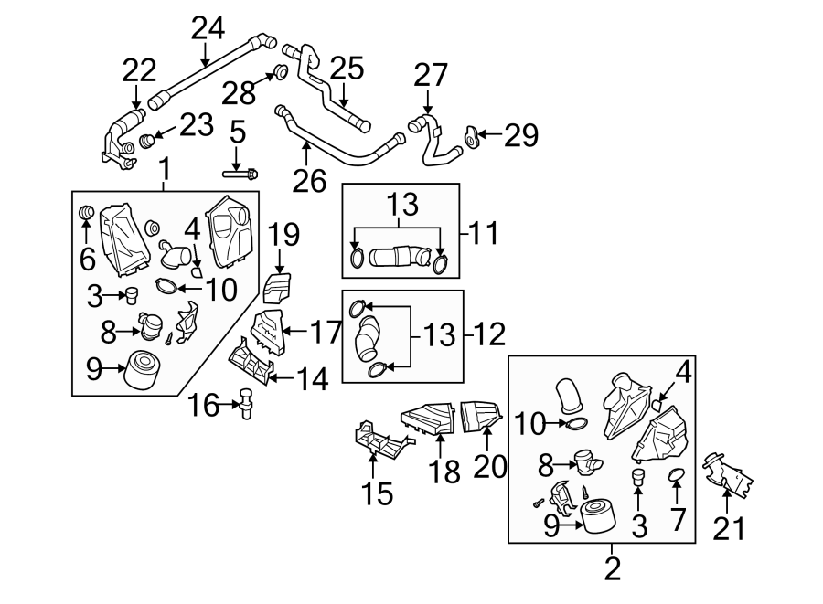 ENGINE / TRANSAXLE. AIR INTAKE.