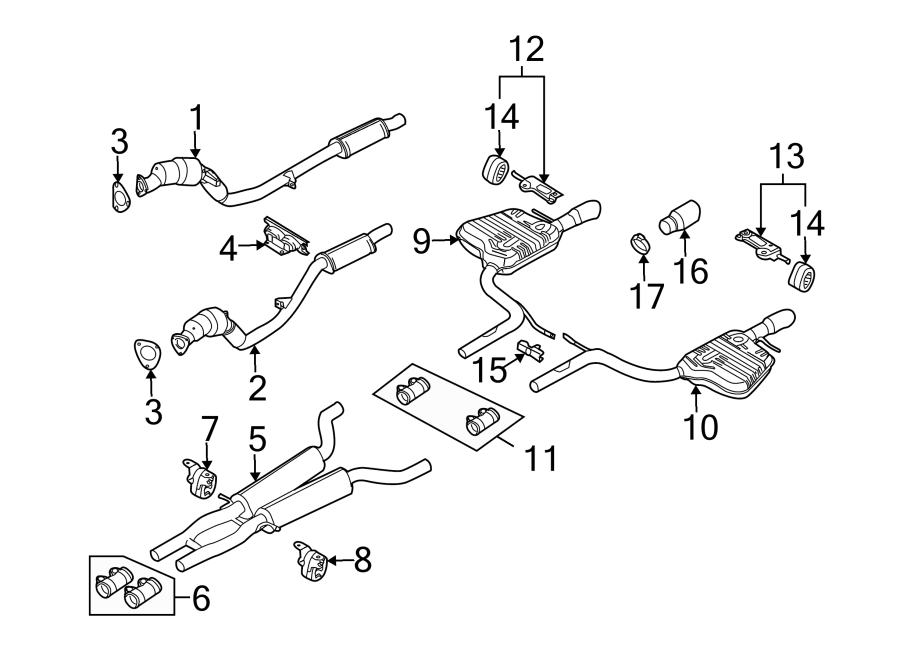 16Exhaust system. Exhaust components.https://images.simplepart.com/images/parts/motor/fullsize/1352295.png