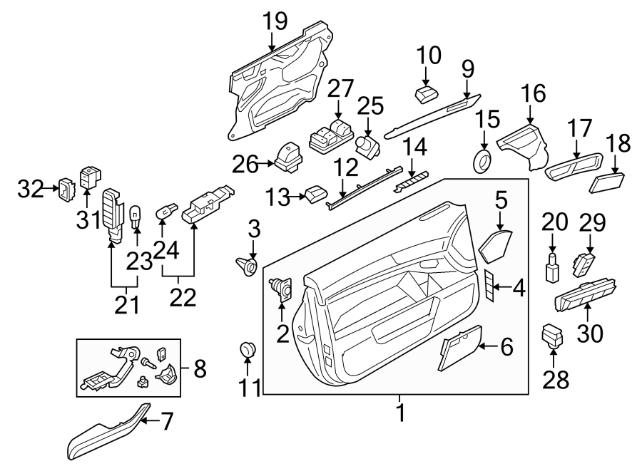 11FRONT DOOR. INTERIOR TRIM.https://images.simplepart.com/images/parts/motor/fullsize/1352550.png