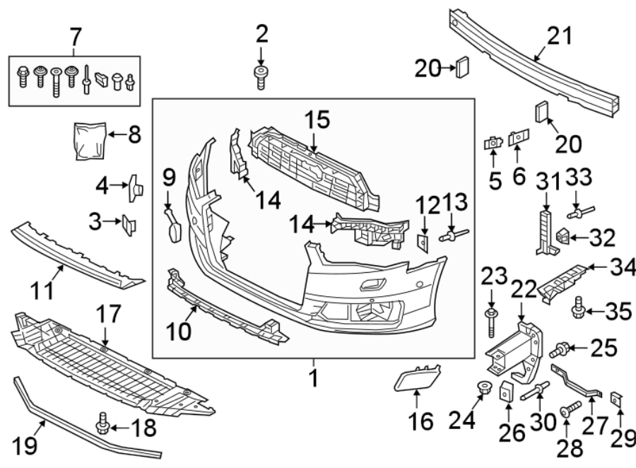 20FRONT BUMPER & GRILLE. BUMPER & COMPONENTS.https://images.simplepart.com/images/parts/motor/fullsize/1353012.png