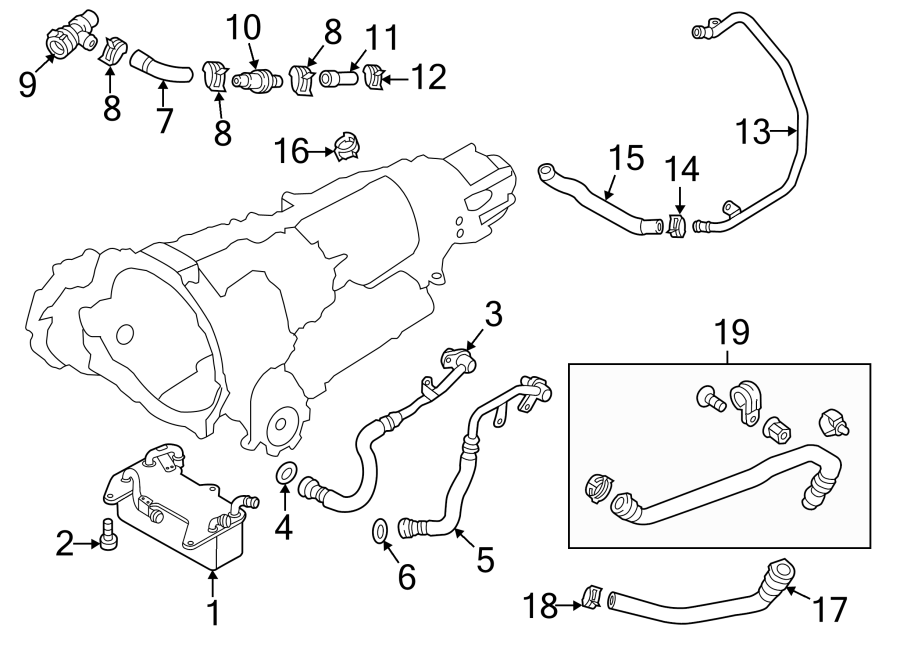 TRANS OIL COOLER.