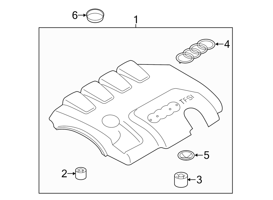 ENGINE / TRANSAXLE. ENGINE APPEARANCE COVER.