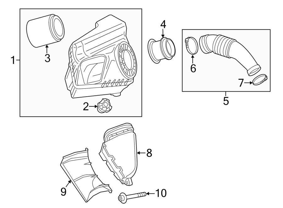 ENGINE / TRANSAXLE. AIR INTAKE.