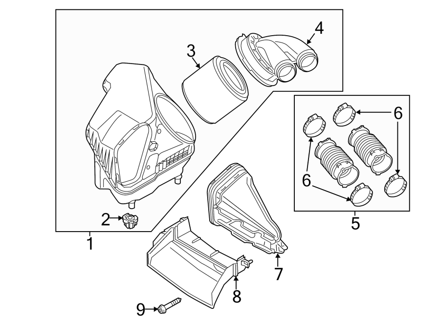 ENGINE / TRANSAXLE. AIR INTAKE.