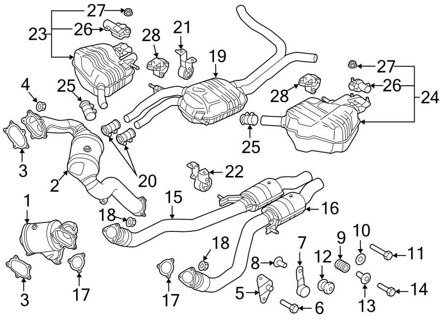 21EXHAUST SYSTEM. EXHAUST COMPONENTS.https://images.simplepart.com/images/parts/motor/fullsize/1353309.png