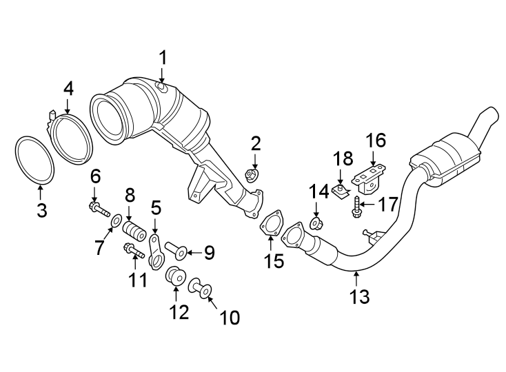 1EXHAUST SYSTEM. EXHAUST COMPONENTS.https://images.simplepart.com/images/parts/motor/fullsize/1354288.png