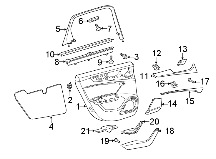 14REAR DOOR. INTERIOR TRIM.https://images.simplepart.com/images/parts/motor/fullsize/1354665.png