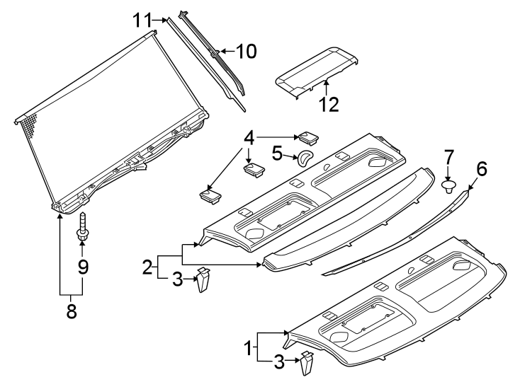 REAR BODY & FLOOR. INTERIOR TRIM.