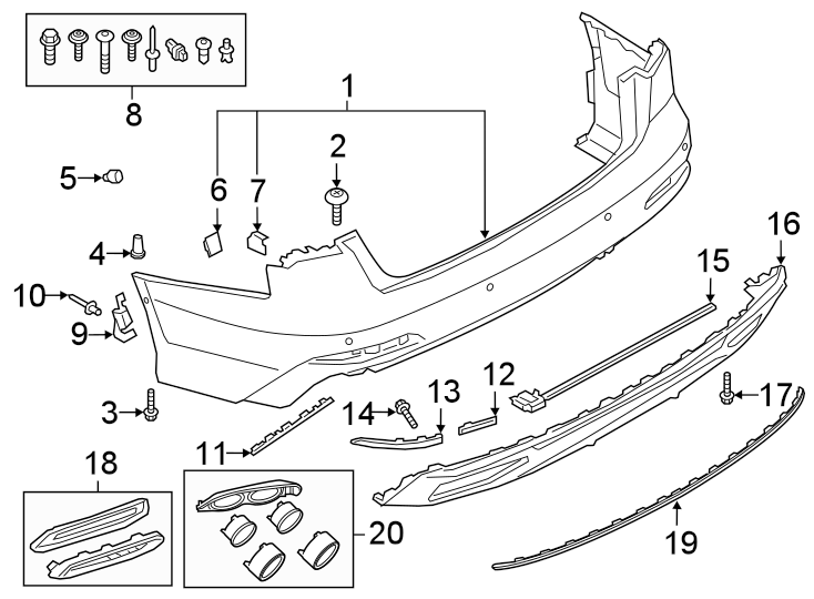 4REAR BUMPER. BUMPER & COMPONENTS.https://images.simplepart.com/images/parts/motor/fullsize/1354845.png