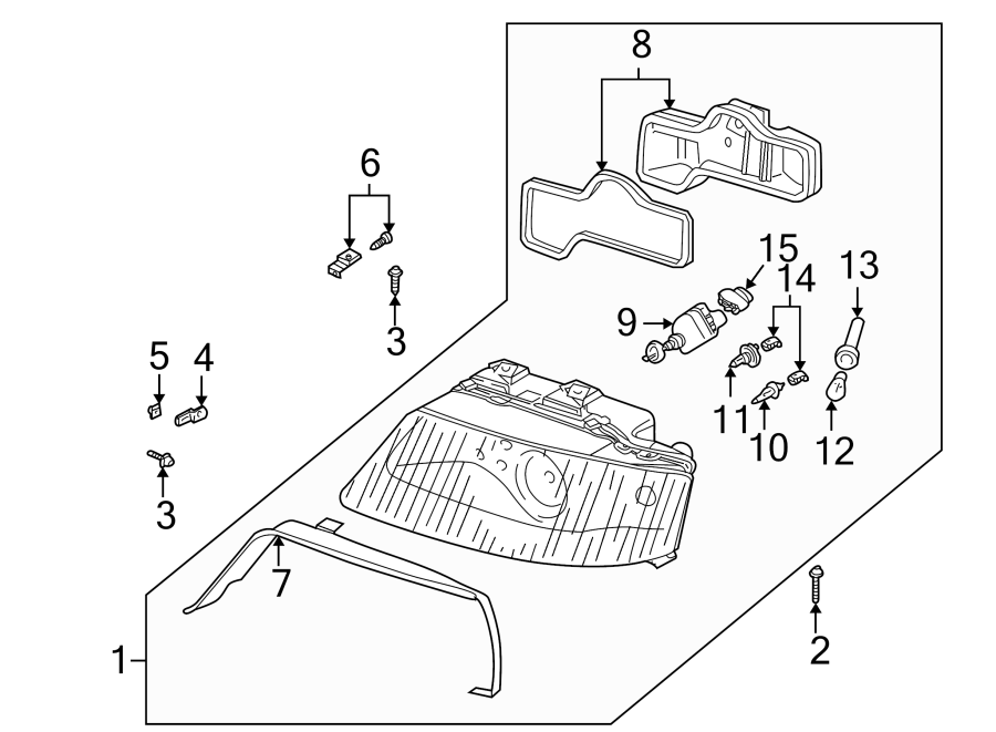 3FRONT LAMPS. HEADLAMP COMPONENTS.https://images.simplepart.com/images/parts/motor/fullsize/1355005.png