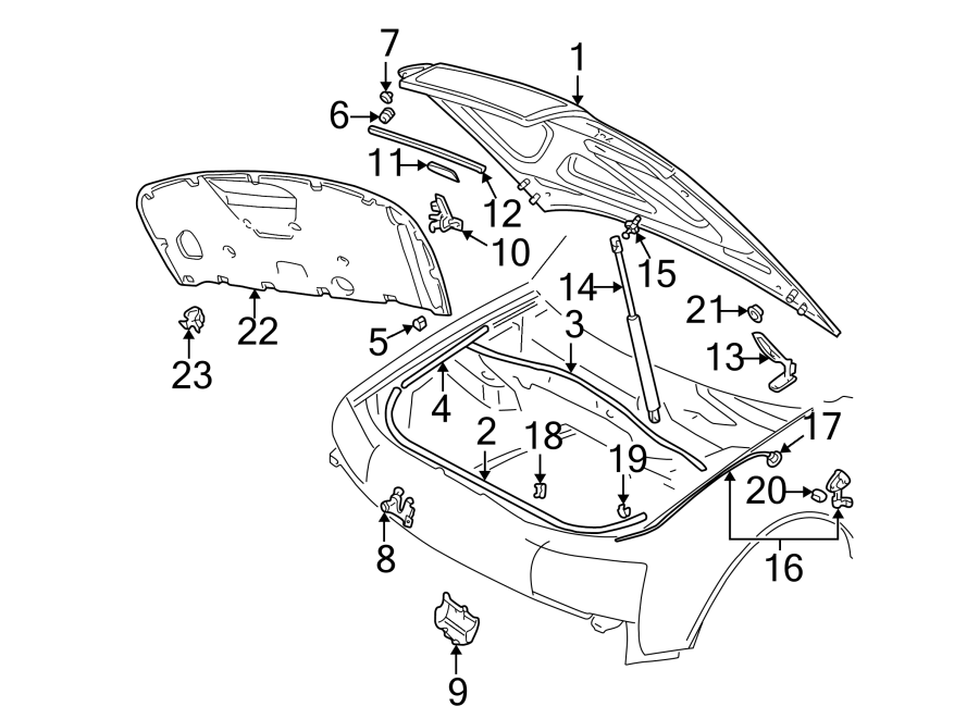 6HOOD & GRILLE. HOOD & COMPONENTS.https://images.simplepart.com/images/parts/motor/fullsize/1355085.png