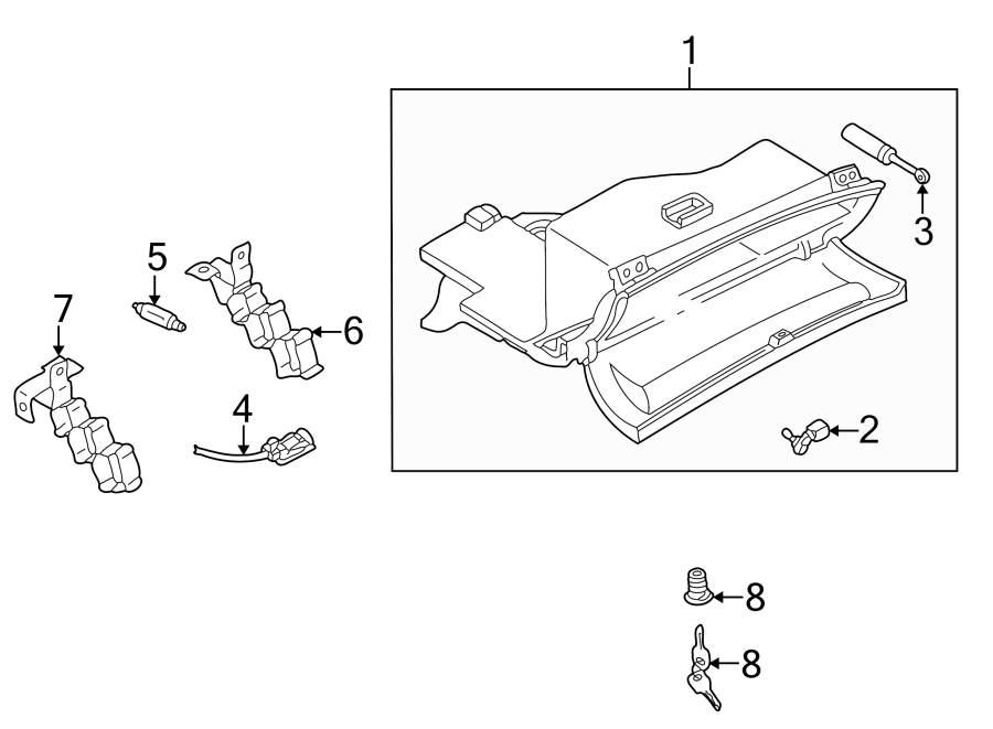 8INSTRUMENT PANEL. GLOVE BOX.https://images.simplepart.com/images/parts/motor/fullsize/1355305.png