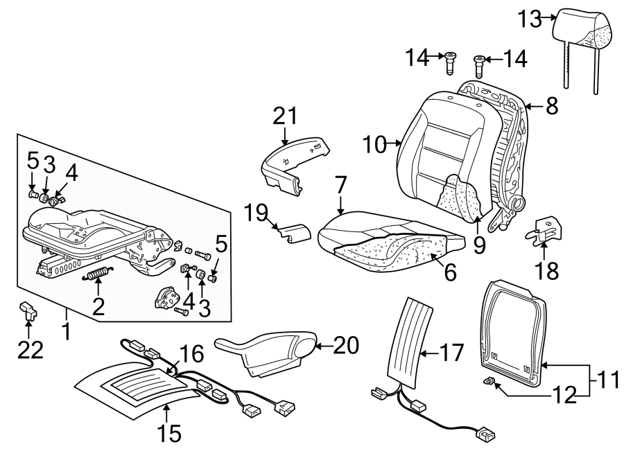 4SEATS & TRACKS. FRONT SEAT COMPONENTS.https://images.simplepart.com/images/parts/motor/fullsize/1355360.png