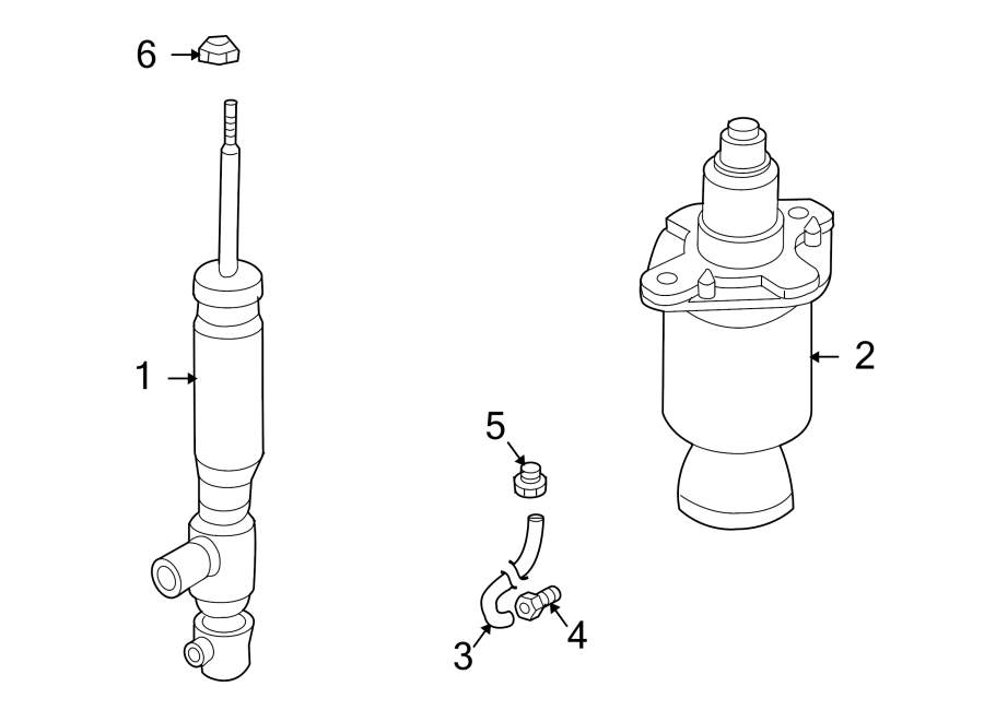 REAR SUSPENSION. SHOCKS & COMPONENTS.