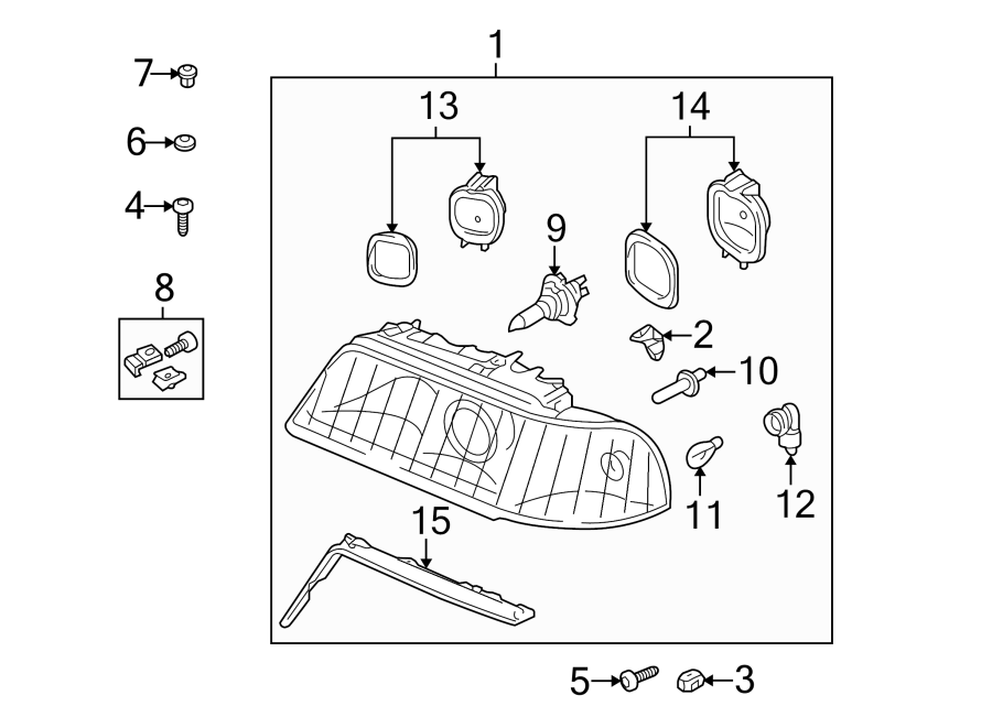 10FRONT LAMPS. HEADLAMP COMPONENTS.https://images.simplepart.com/images/parts/motor/fullsize/1360013.png