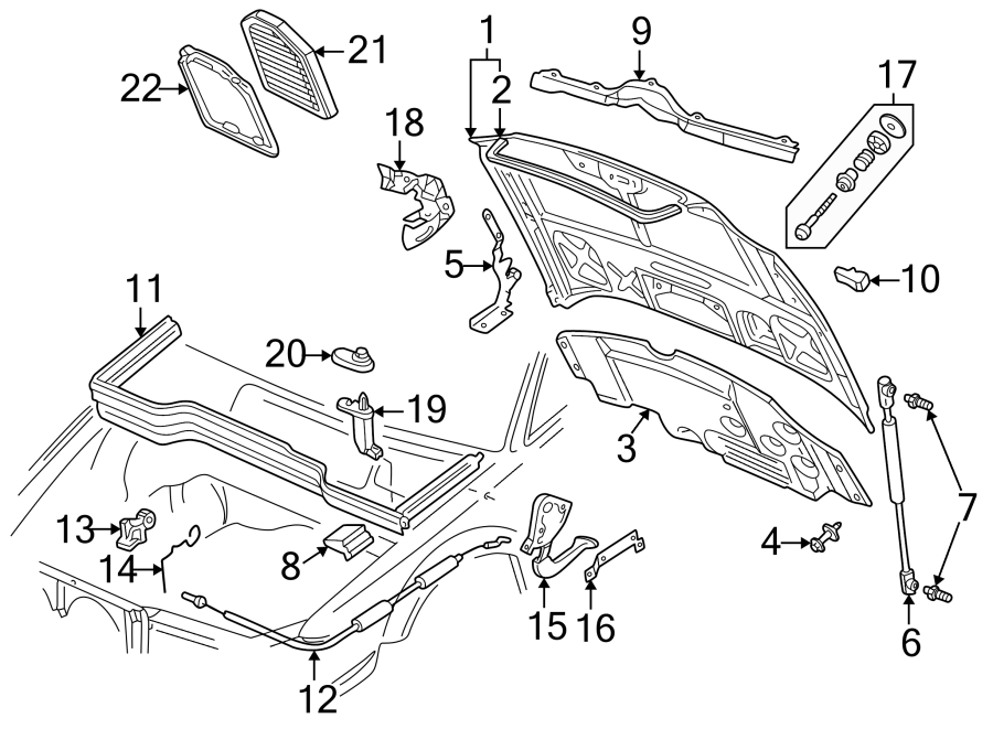 21HOOD & GRILLE. HOOD & COMPONENTS.https://images.simplepart.com/images/parts/motor/fullsize/1360085.png