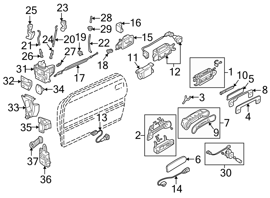 1Front door. Lock & hardware.https://images.simplepart.com/images/parts/motor/fullsize/1360365.png