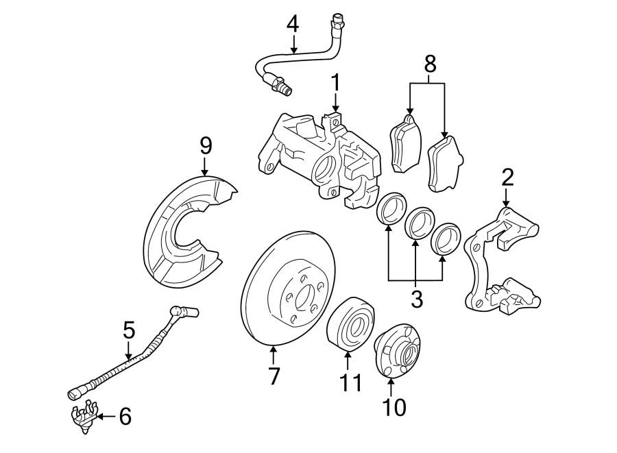 11REAR SUSPENSION. BRAKE COMPONENTS.https://images.simplepart.com/images/parts/motor/fullsize/1360433.png