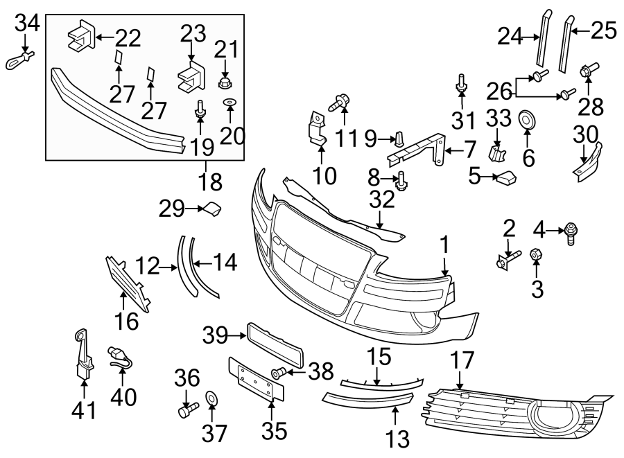 3Front bumper. Bumper & components.https://images.simplepart.com/images/parts/motor/fullsize/1361009.png