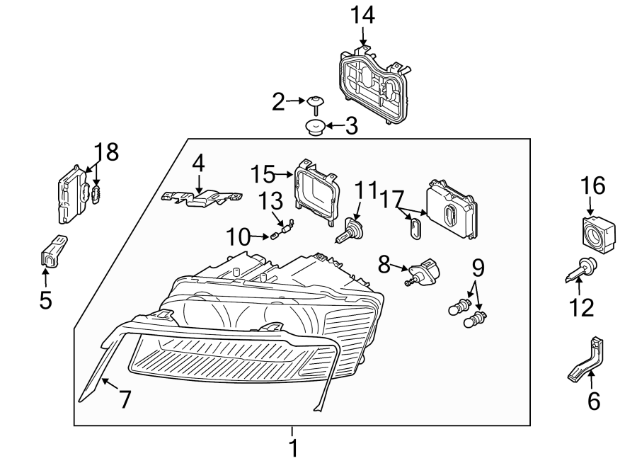 16FRONT LAMPS. HEADLAMP COMPONENTS.https://images.simplepart.com/images/parts/motor/fullsize/1361015.png