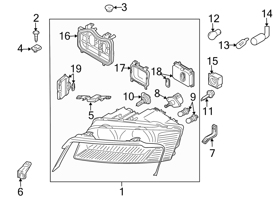 15FRONT LAMPS. HEADLAMP COMPONENTS.https://images.simplepart.com/images/parts/motor/fullsize/1361017.png