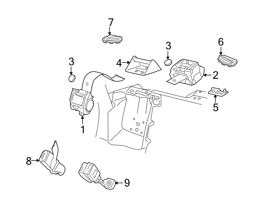 1RESTRAINT SYSTEMS. REAR SEAT BELTS.https://images.simplepart.com/images/parts/motor/fullsize/1361360.png