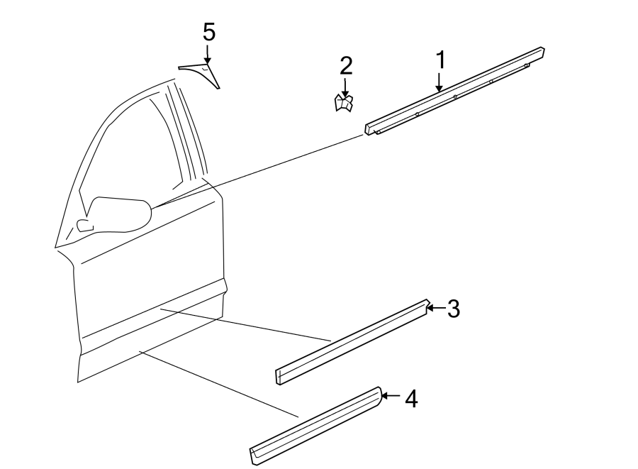 2FRONT DOOR. EXTERIOR TRIM.https://images.simplepart.com/images/parts/motor/fullsize/1361430.png