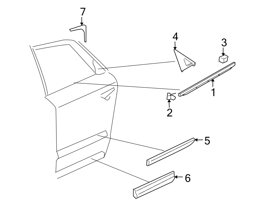 2REAR DOOR. EXTERIOR TRIM.https://images.simplepart.com/images/parts/motor/fullsize/1361460.png