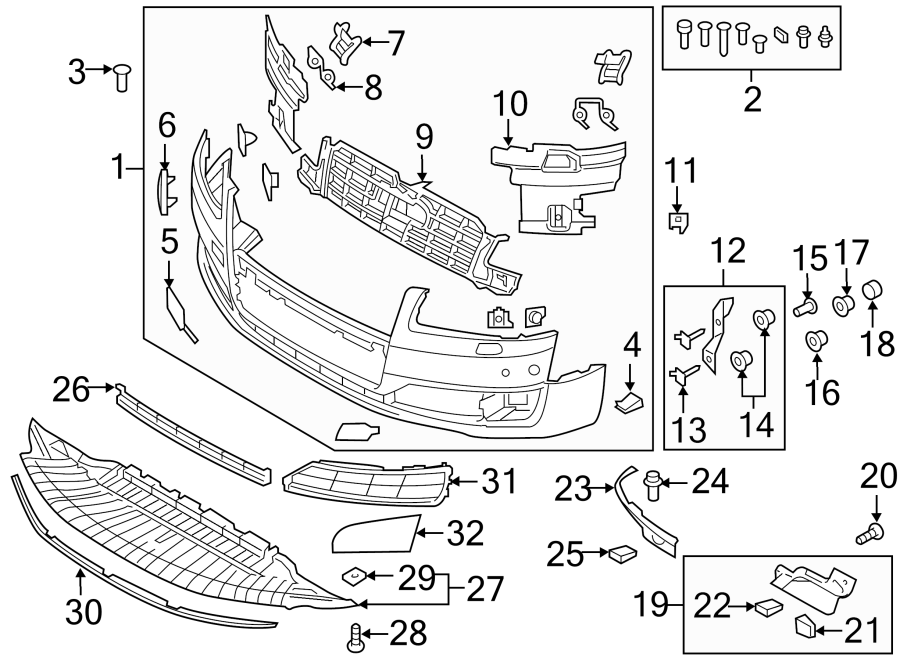 13FRONT BUMPER. BUMPER & COMPONENTS.https://images.simplepart.com/images/parts/motor/fullsize/1362006.png