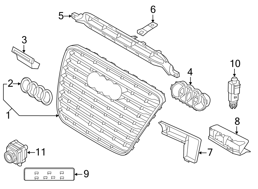 GRILLE & COMPONENTS.