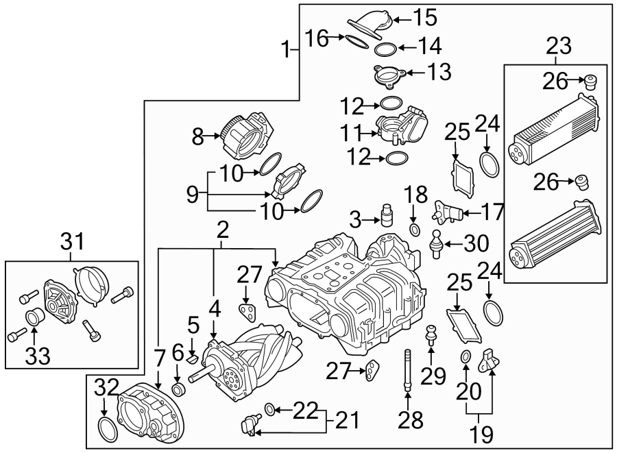 3ENGINE / TRANSAXLE. SUPERCHARGER & COMPONENTS.https://images.simplepart.com/images/parts/motor/fullsize/1362309.png