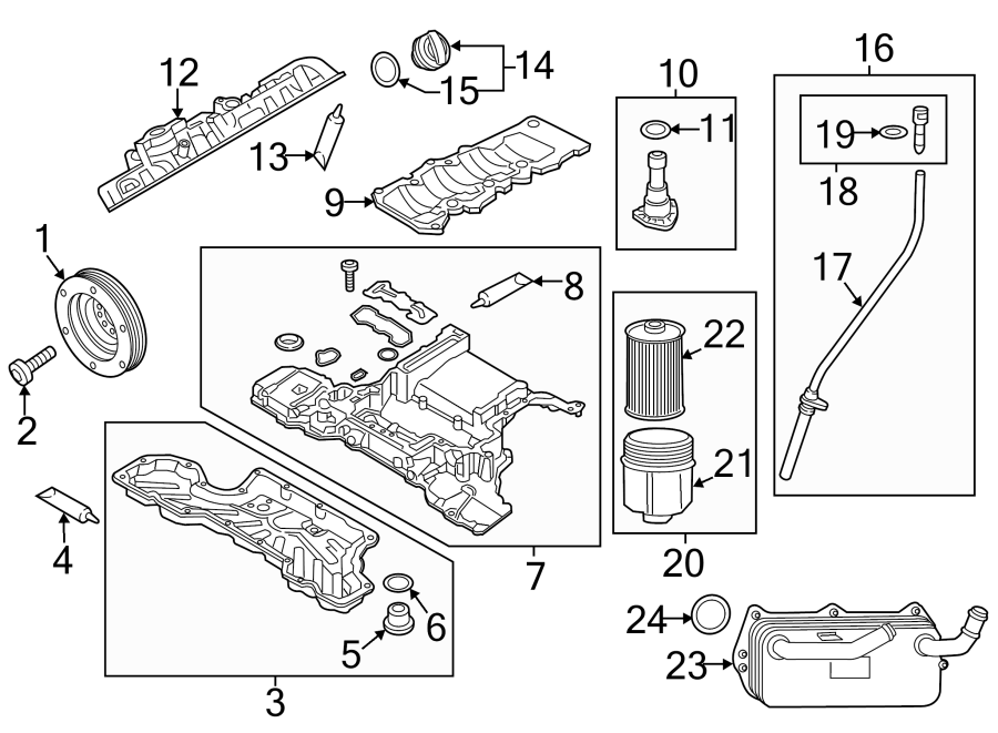 ENGINE / TRANSAXLE. ENGINE PARTS.