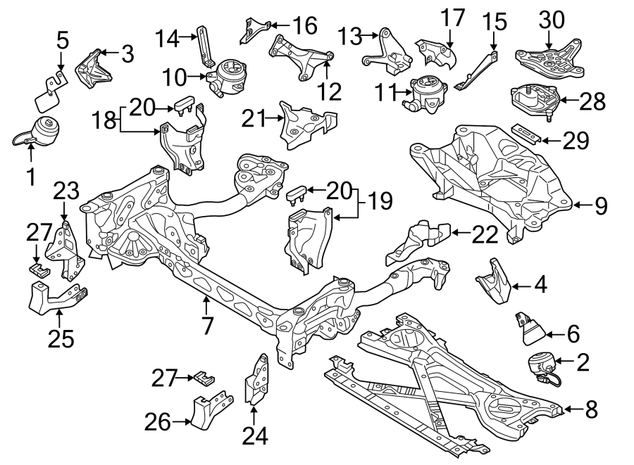 9ENGINE / TRANSAXLE. ENGINE & TRANS MOUNTING.https://images.simplepart.com/images/parts/motor/fullsize/1362370.png