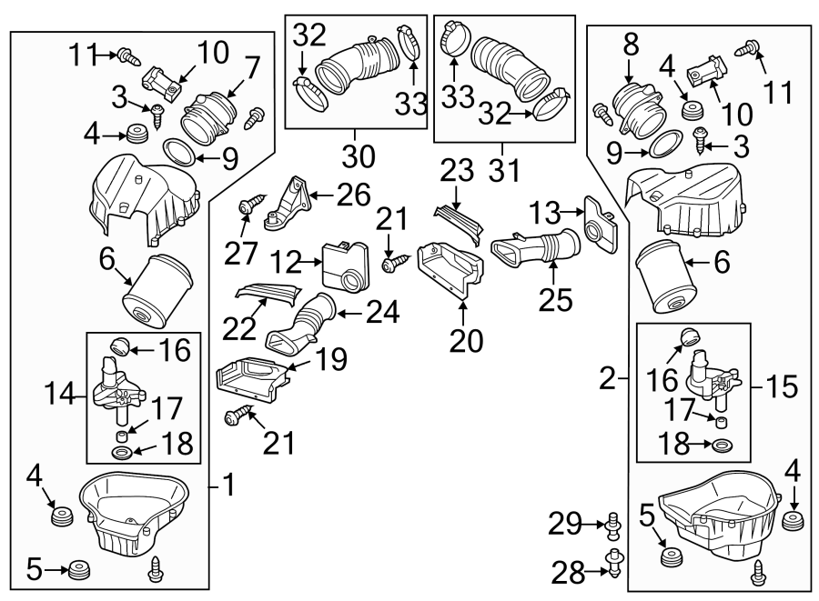 ENGINE / TRANSAXLE. AIR INTAKE.