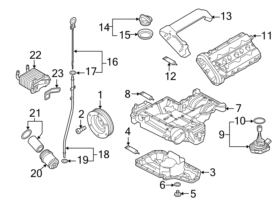 ENGINE / TRANSAXLE. ENGINE PARTS.